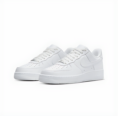 Men's All-White Classic Sneakers