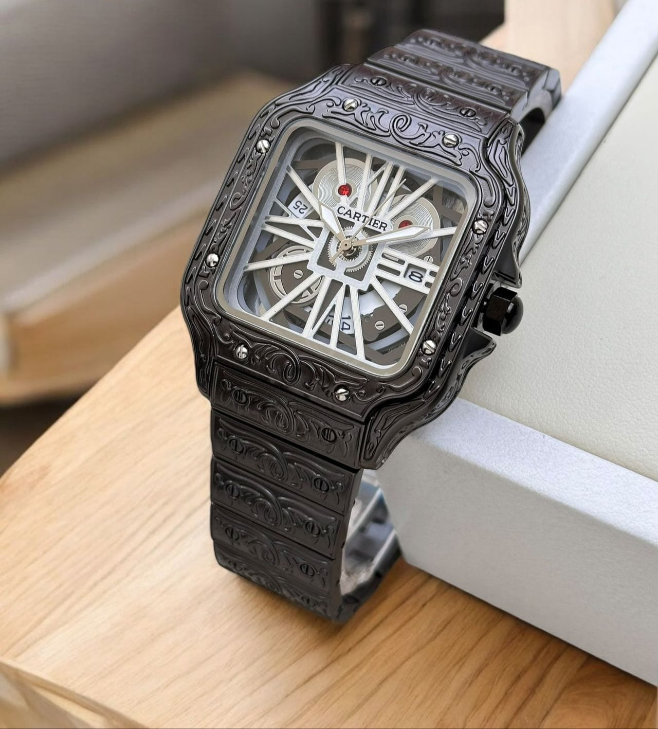 Cartier Santos Skeleton Watch